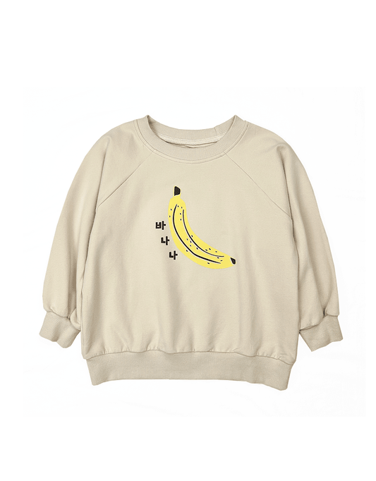 Banana Sweatshirt Eggshell