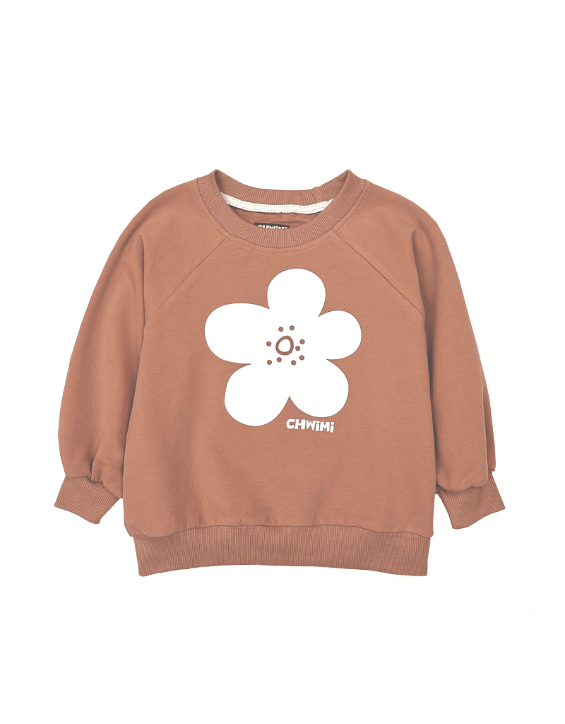 Flower Logo Sweatshirt Maple