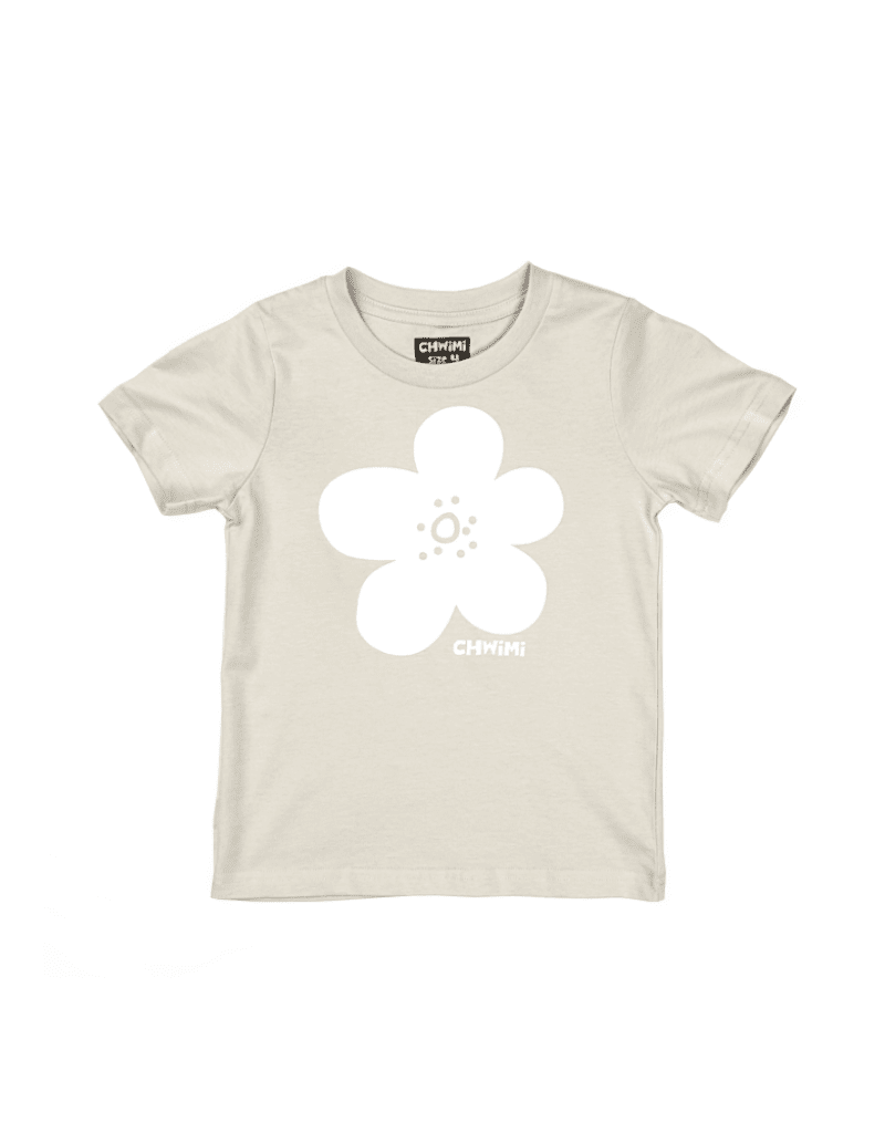 Flower Logo Tee Oatmeal