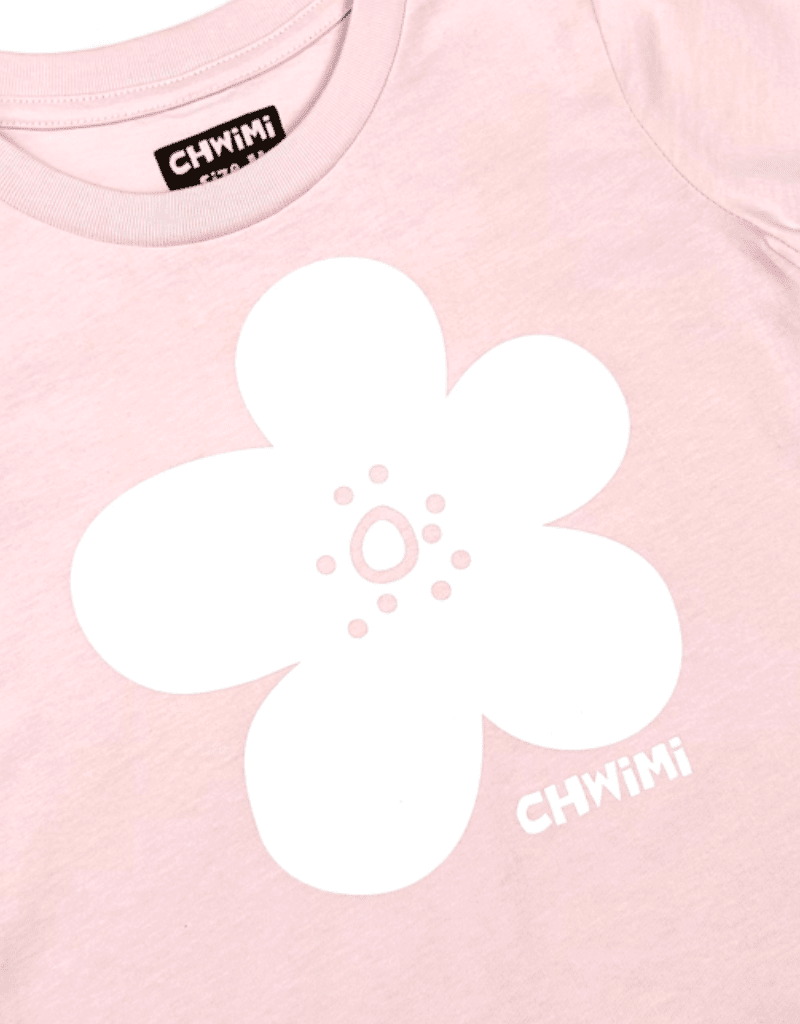 Flower Logo Tee Pink